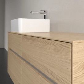 Тумба под раковину Villeroy & Boch Collaro 120х50 см с подсветкой ДСП северный дуб C042B0VJ