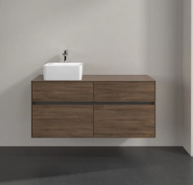 Тумба под раковину Villeroy & Boch Collaro 120х50 см с подсветкой ДСП дуб аризона C042B0VH