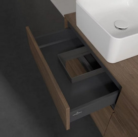 Тумба под раковину Villeroy & Boch Collaro 120х50 см с подсветкой ДСП дуб аризона C042B0VH