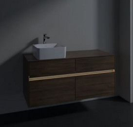 Тумба под раковину Villeroy & Boch Collaro 120х50 см с подсветкой ДСП дуб аризона C042B0VH