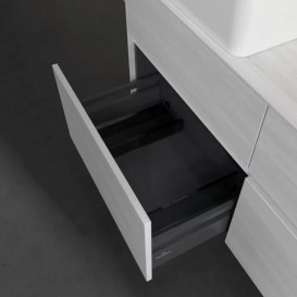 Тумба под раковину Villeroy & Boch Collaro 120х50 см с подсветкой ДСП белое дерево C042B0E8