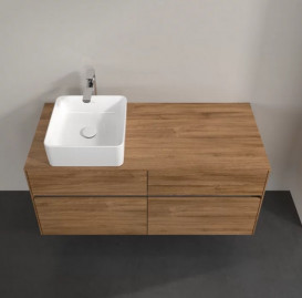 Тумба под раковину Villeroy & Boch Collaro 120х50 см с подсветкой ДСП дуб канзас C042B0RH