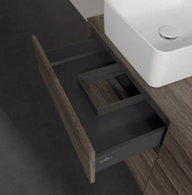 Тумба под раковину Villeroy & Boch Collaro 120х50 см с подсветкой ДСП каменный дуб C042B0RK