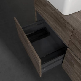 Тумба под раковину Villeroy & Boch Collaro 120х50 см с подсветкой ДСП каменный дуб C042B0RK