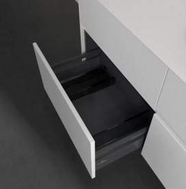 Тумба под раковину Villeroy & Boch Collaro 120х50 см с подсветкой МДФ глянцевый белый C043B0DH