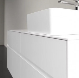 Тумба под раковину Villeroy & Boch Collaro 120х50 см с подсветкой ДСП матовый белый C043B0MS