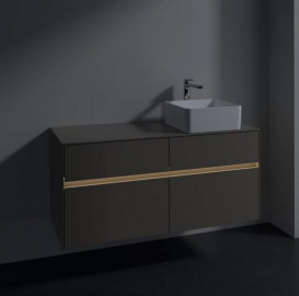 Тумба під раковину Villeroy & Boch Collaro 120х50 см із підсвічуванням ДСП трюфель сірий C043B0VG
