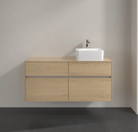 Тумба под раковину Villeroy & Boch Collaro 120х50 см с подсветкой ДСП северный дуб C043B0VJ