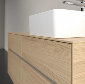 Тумба под раковину Villeroy & Boch Collaro 120х50 см с подсветкой ДСП северный дуб C043B0VJ