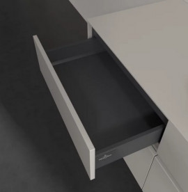 Тумба под раковину Villeroy & Boch Collaro 120х50 см с подсветкой ДСП мягкий серый C043B0VK