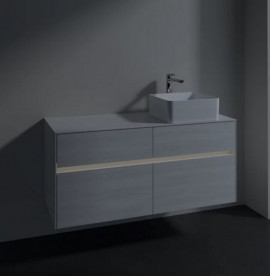 Тумба під раковину Villeroy & Boch Collaro 120х50 см із підсвічуванням ДСП біле дерево C043B0E8