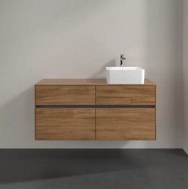 Тумба под раковину Villeroy & Boch Collaro 120х50 см с подсветкой ДСП дуб канзас C043B0RH