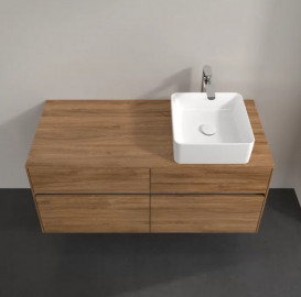 Тумба под раковину Villeroy & Boch Collaro 120х50 см с подсветкой ДСП дуб канзас C043B0RH