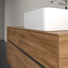 Тумба под раковину Villeroy & Boch Collaro 120х50 см с подсветкой ДСП дуб канзас C043B0RH