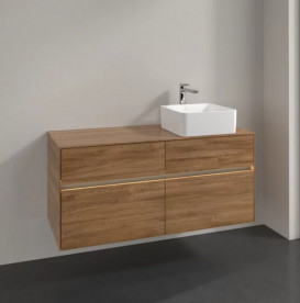 Тумба под раковину Villeroy & Boch Collaro 120х50 см с подсветкой ДСП дуб канзас C043B0RH