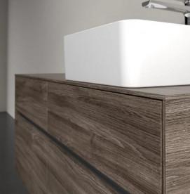 Тумба под раковину Villeroy & Boch Collaro 120х50 см с подсветкой ДСП каменный дуб C043B0RK