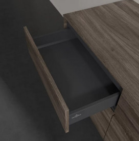 Тумба под раковину Villeroy & Boch Collaro 120х50 см с подсветкой ДСП каменный дуб C043B0RK