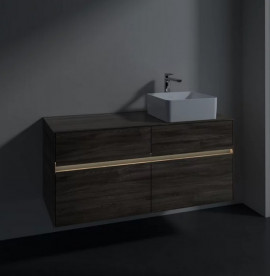 Тумба под раковину Villeroy & Boch Collaro 120х50 см с подсветкой ДСП каменный дуб C043B0RK