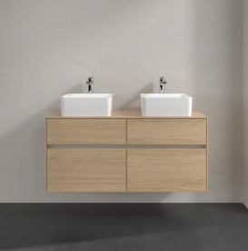 Тумба під раковину Villeroy & Boch Collaro 120х50 см із підсвічуванням ДСП північний дуб C044B0VJ