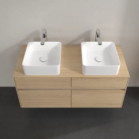 Тумба під раковину Villeroy & Boch Collaro 120х50 см із підсвічуванням ДСП північний дуб C044B0VJ