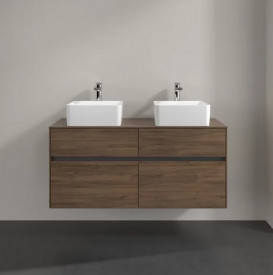 Тумба под раковину Villeroy & Boch Collaro 120х50 см с подсветкой ДСП дуб аризона C044B0VH