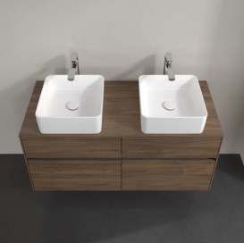 Тумба под раковину Villeroy & Boch Collaro 120х50 см с подсветкой ДСП дуб аризона C044B0VH