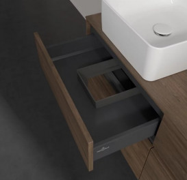 Тумба под раковину Villeroy & Boch Collaro 120х50 см с подсветкой ДСП дуб аризона C044B0VH