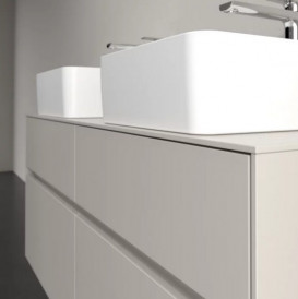 Тумба під раковину Villeroy & Boch Collaro 120х50 см із підсвічуванням ДСП м'який сірий C044B0VK