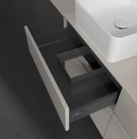 Тумба під раковину Villeroy & Boch Collaro 120х50 см із підсвічуванням ДСП м'який сірий C044B0VK