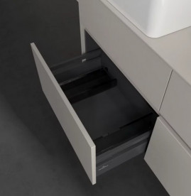 Тумба під раковину Villeroy & Boch Collaro 120х50 см із підсвічуванням ДСП м'який сірий C044B0VK