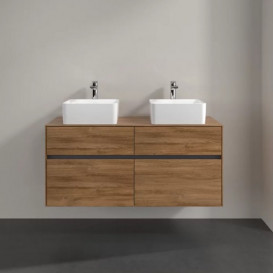 Тумба под раковину Villeroy & Boch Collaro 120х50 см с подсветкой ДСП дуб канзас C044B0RH