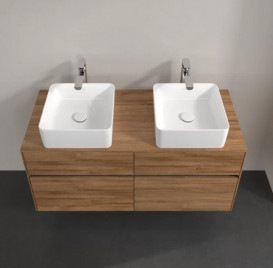 Тумба под раковину Villeroy & Boch Collaro 120х50 см с подсветкой ДСП дуб канзас C044B0RH