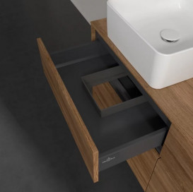 Тумба под раковину Villeroy & Boch Collaro 120х50 см с подсветкой ДСП дуб канзас C044B0RH