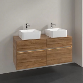 Тумба под раковину Villeroy & Boch Collaro 120х50 см с подсветкой ДСП дуб канзас C044B0RH