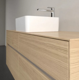 Тумба под раковину Villeroy & Boch Collaro 140х50 см с подсветкой ДСП северный дуб C045B0VJ