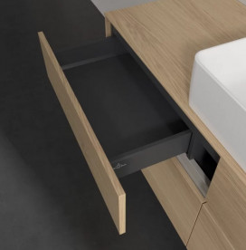 Тумба под раковину Villeroy & Boch Collaro 140х50 см с подсветкой ДСП северный дуб C045B0VJ
