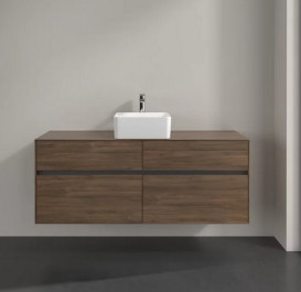 Тумба під раковину Villeroy & Boch Collaro 140х50 см із підсвічуванням ДСП дуб аризона C045B0VH