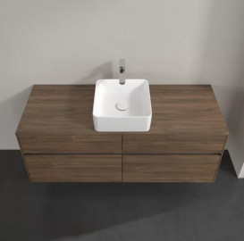 Тумба під раковину Villeroy & Boch Collaro 140х50 см із підсвічуванням ДСП дуб аризона C045B0VH