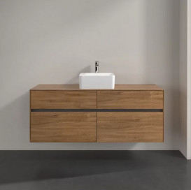 Тумба под раковину Villeroy & Boch Collaro 140х50 см с подсветкой ДСП дуб канзас C045B0RH