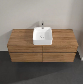 Тумба под раковину Villeroy & Boch Collaro 140х50 см с подсветкой ДСП дуб канзас C045B0RH