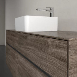 Тумба під раковину Villeroy & Boch Collaro 140х50 см із підсвічуванням ДСП кам'яний дуб C045B0RK