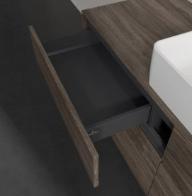 Тумба під раковину Villeroy & Boch Collaro 140х50 см із підсвічуванням ДСП кам'яний дуб C045B0RK