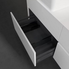 Тумба под раковину Villeroy & Boch Collaro 140х50 см с подсветкой ДСП матовый белый C046B0MS