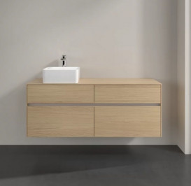 Тумба под раковину Villeroy & Boch Collaro 140х50 см с подсветкой ДСП северный дуб C046B0VJ