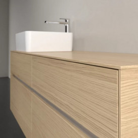 Тумба под раковину Villeroy & Boch Collaro 140х50 см с подсветкой ДСП северный дуб C046B0VJ