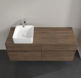 Тумба под раковину Villeroy & Boch Collaro 140х50 см с подсветкой ДСП дуб аризона C046B0VH