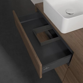 Тумба под раковину Villeroy & Boch Collaro 140х50 см с подсветкой ДСП дуб аризона C046B0VH