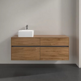 Тумба под раковину Villeroy & Boch Collaro 140х50 см с подсветкой ДСП дуб канзас C046B0RH