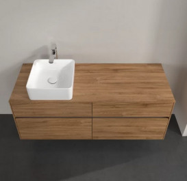 Тумба под раковину Villeroy & Boch Collaro 140х50 см с подсветкой ДСП дуб канзас C046B0RH