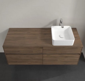 Тумба под раковину Villeroy & Boch Collaro 140х50 см с подсветкой ДСП дуб аризона C047B0VH